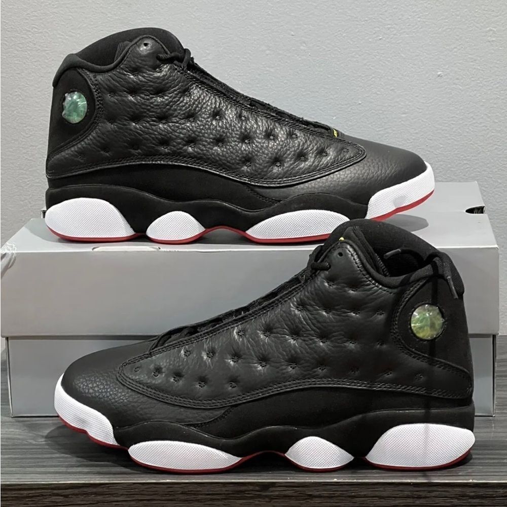 2023 Air Jordan 13 Retro Playoffs Black Varsity Red White 414571-062 Size 8 - 13